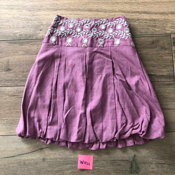 Charabia Girls Skirt NWT Stitched design w/Sequins